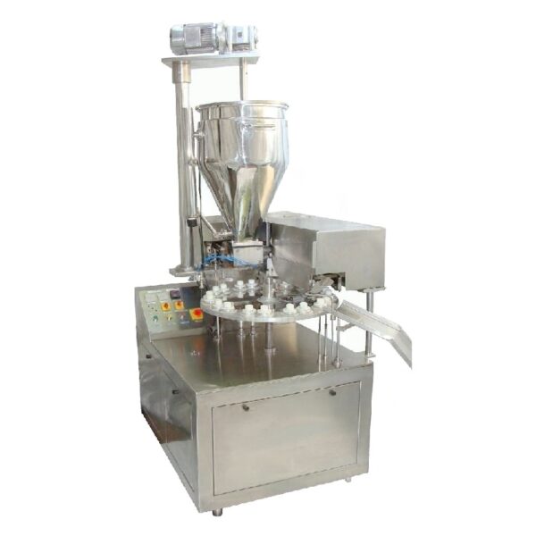 DOUBLE HEAD Aluminum Tube Filling Crimping & Coding Machine